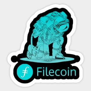 Filecoin Crypto coin Crytopcurrency Sticker